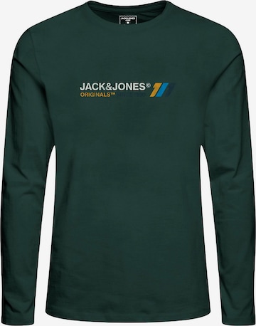 zils Jack & Jones Junior T-Krekls 'NATE': no priekšpuses