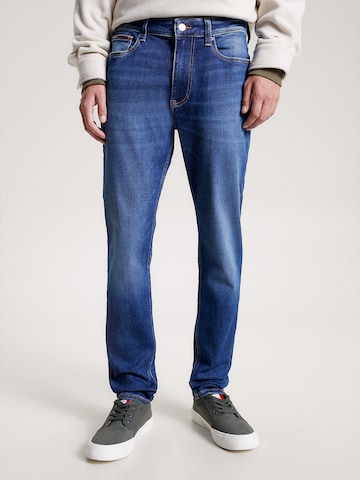 Tommy Jeans Skinny Jeans 'Simon' in Blauw: voorkant
