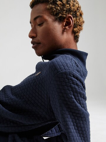 INDICODE JEANS Sweatjacke 'Bermie' in Blau