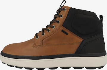 GEOX Lace-up boots 'U Spherica Ecub-1.1 B ABX' in Brown: front
