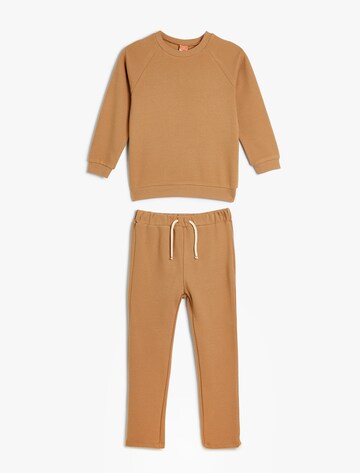 Koton Set in Brown: front
