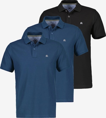 LERROS Shirt 'Basic' in Blau: Vorderseite