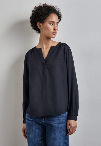 STREET ONE Bluse in Blau: Vorderseite