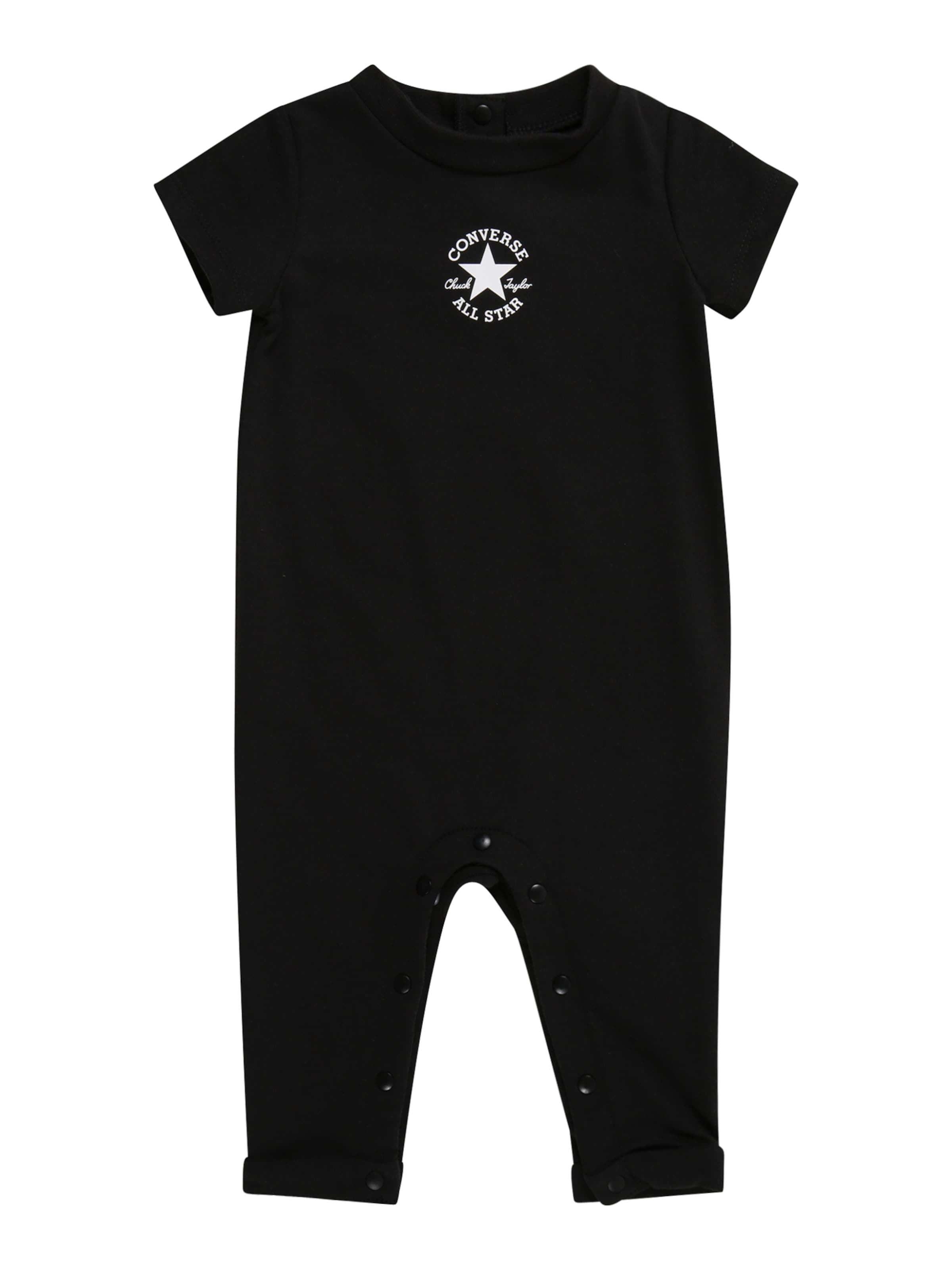 CONVERSE Overall in Schwarz: Vorderseite