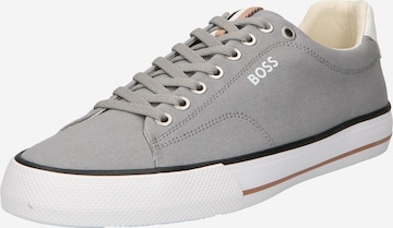 BOSS Orange Sneaker 'Aiden Tenn' in Grau: predná strana