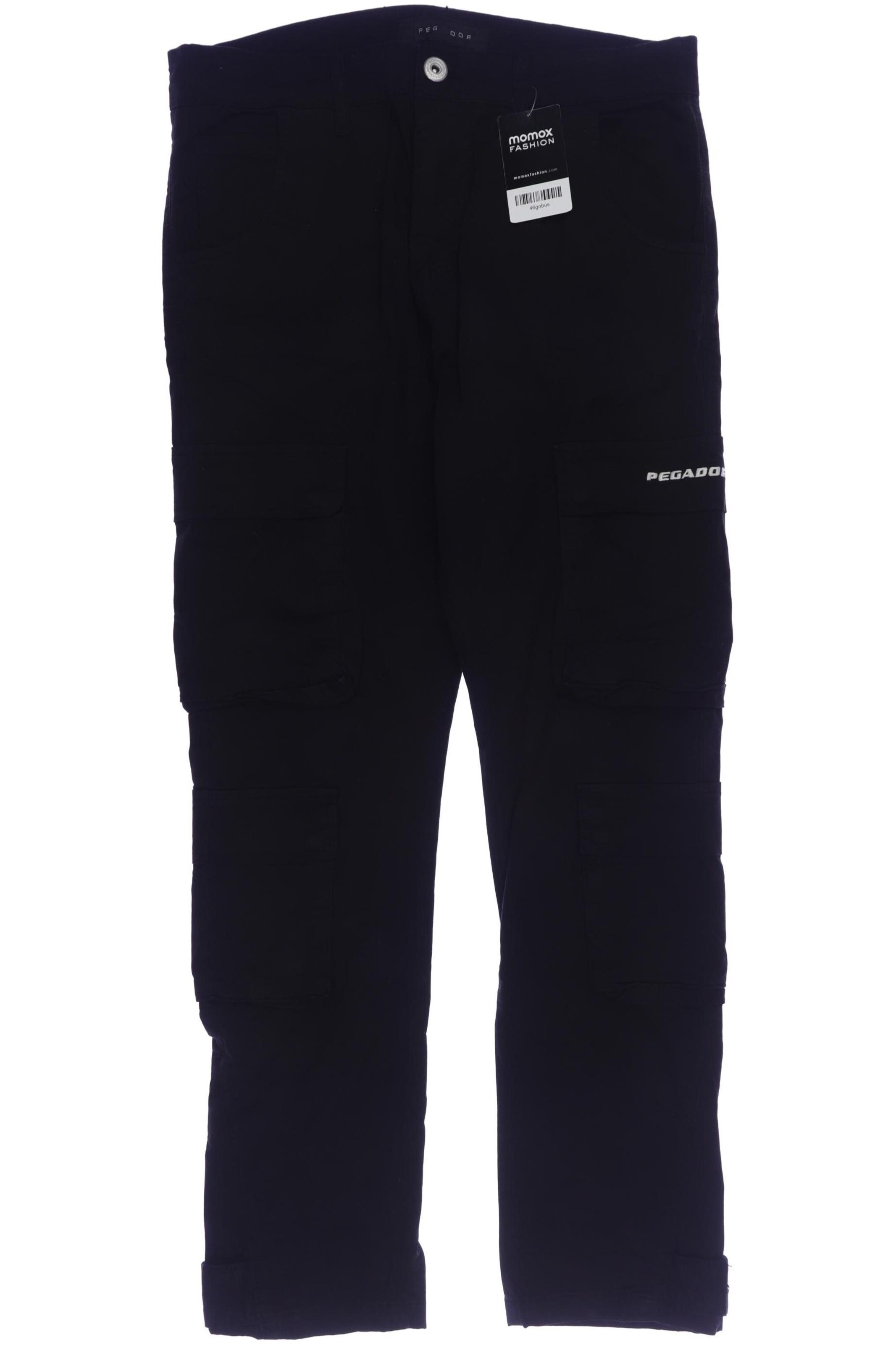 Pegador Stoffhose 33 in Schwarz: Vorderseite