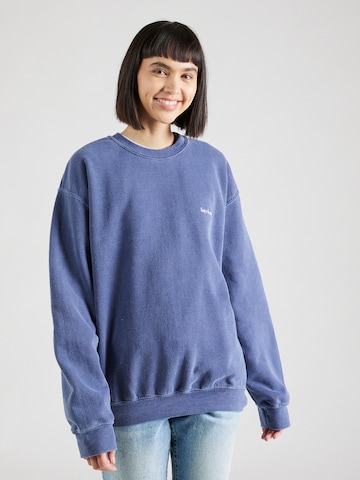 iets frans Sweatshirt in Blauw: voorkant