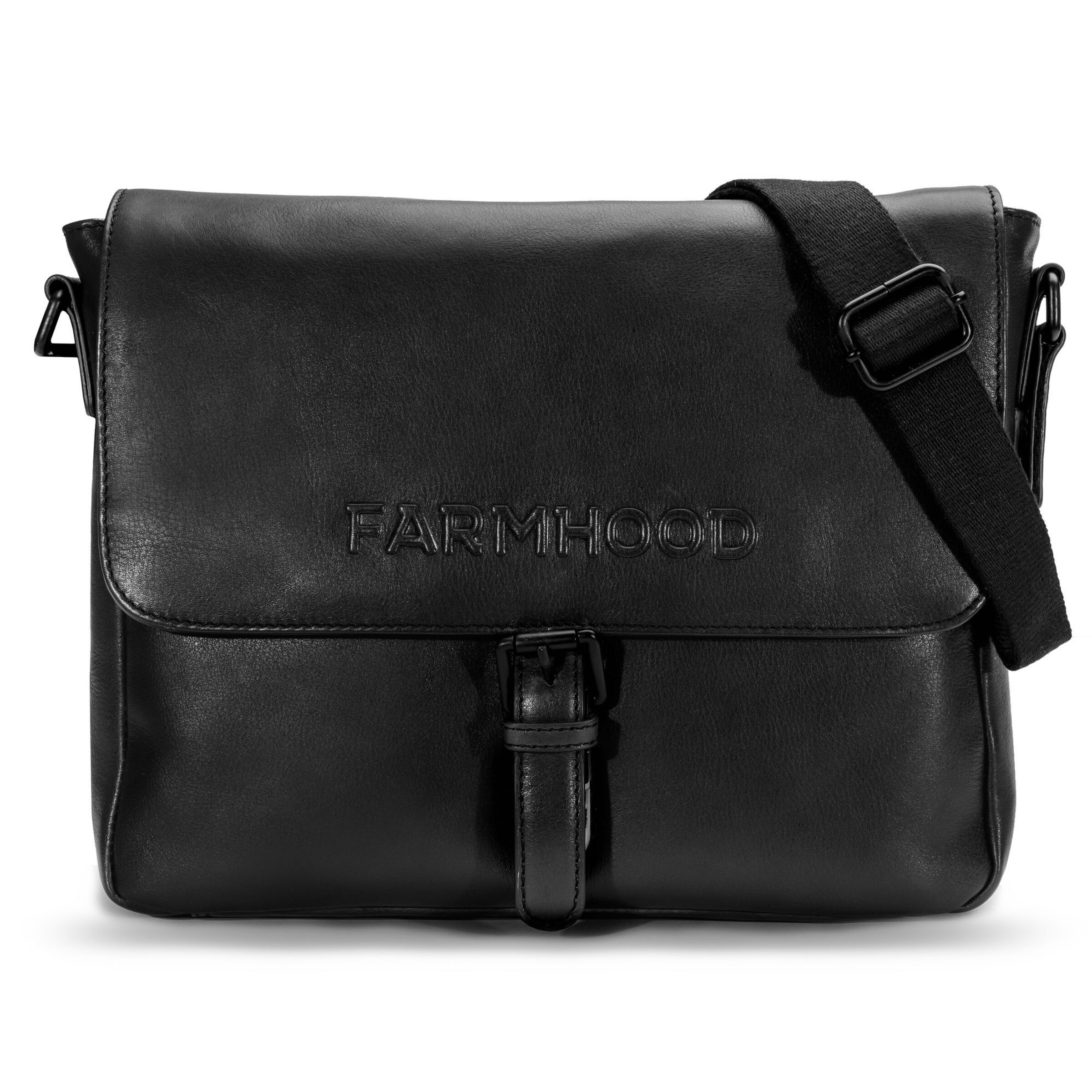 Farmhood Document bag in Black: front