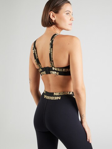 NEBBIA Bustier Sport-BH in Schwarz