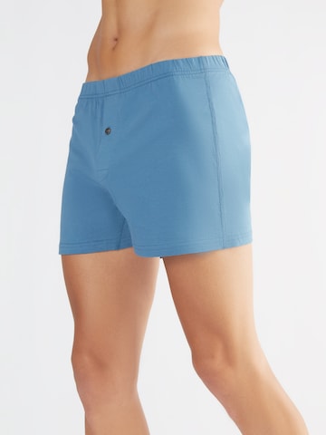 Albero Natur Boxershorts in Blau: Vorderseite