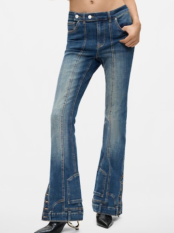 Desigual Flared Τζιν σε μπλε: μπροστά