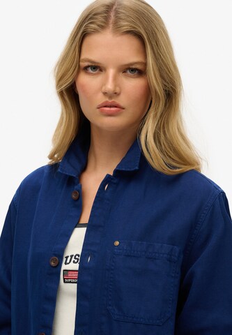 Superdry Tussenjas in Blauw