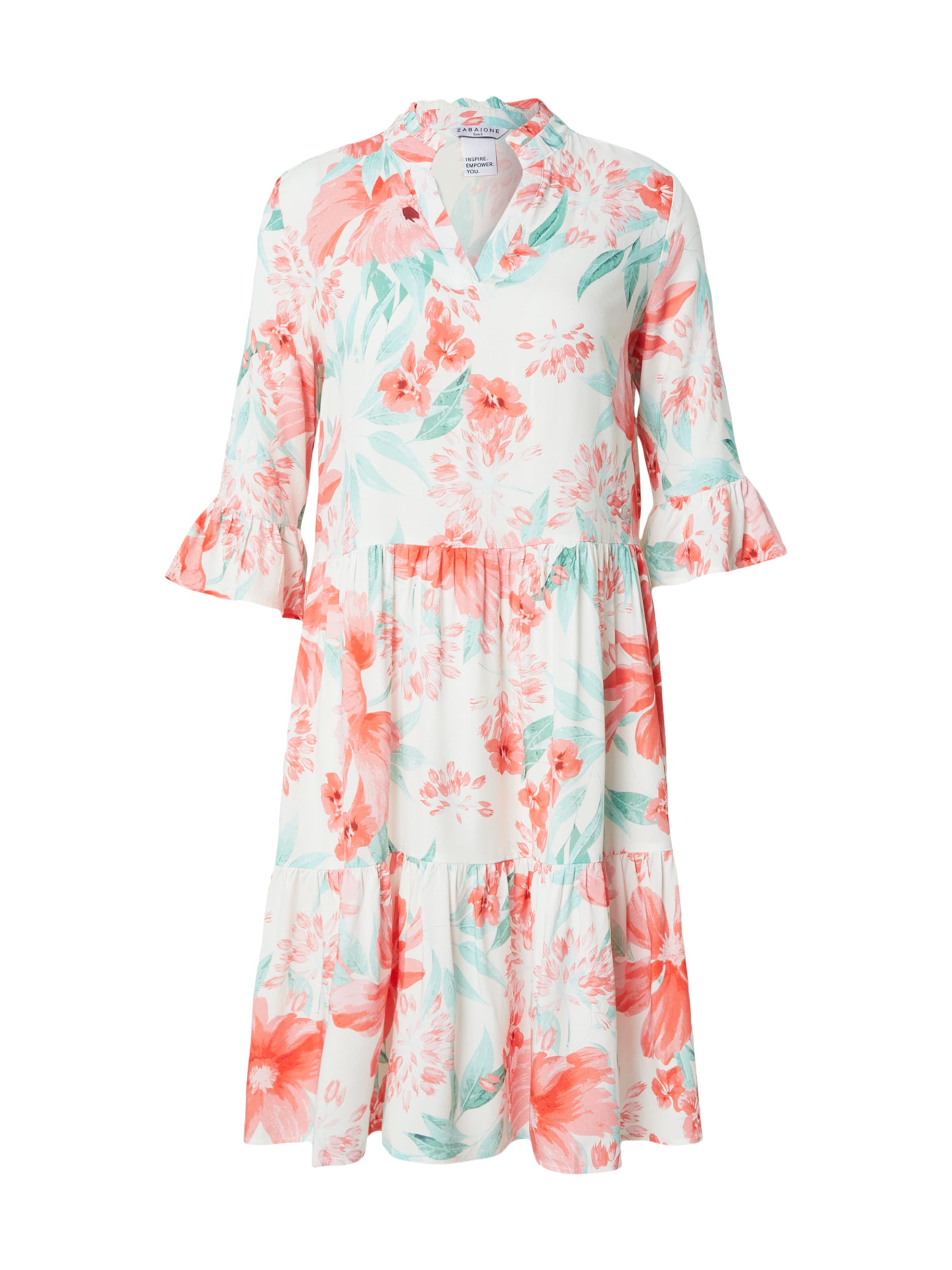 ZABAIONE Robe 'So44lea' en menthe / framboise / blanc, Vue avec produit