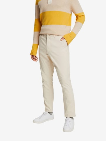 ESPRIT Slim fit Chino Pants in Beige