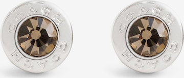 sidabrinė COACH Auskarai: priekis