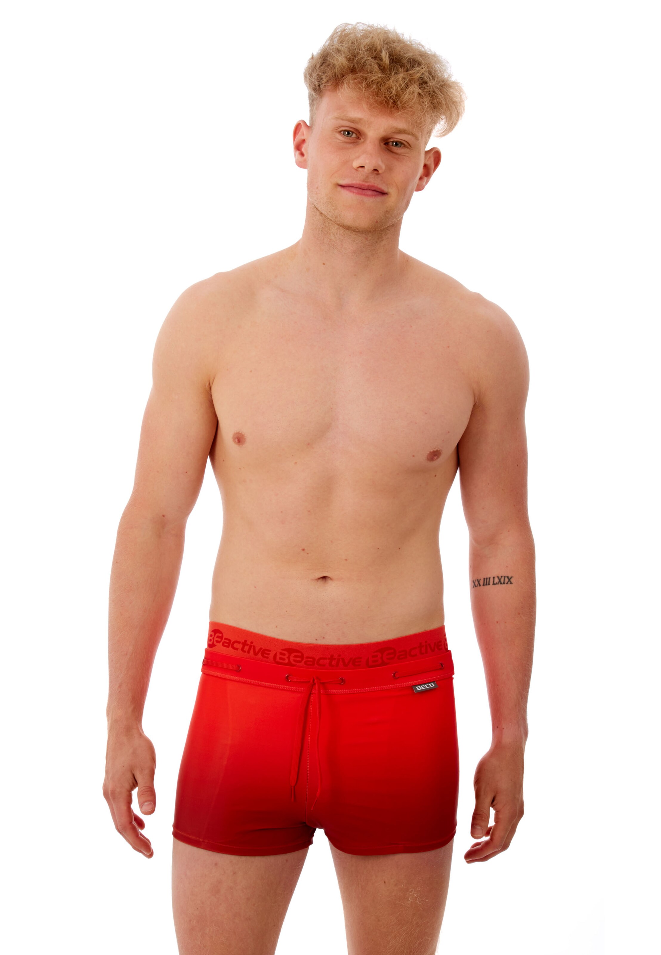 BECO the world of aquasports Swim Trunks in Red: front
