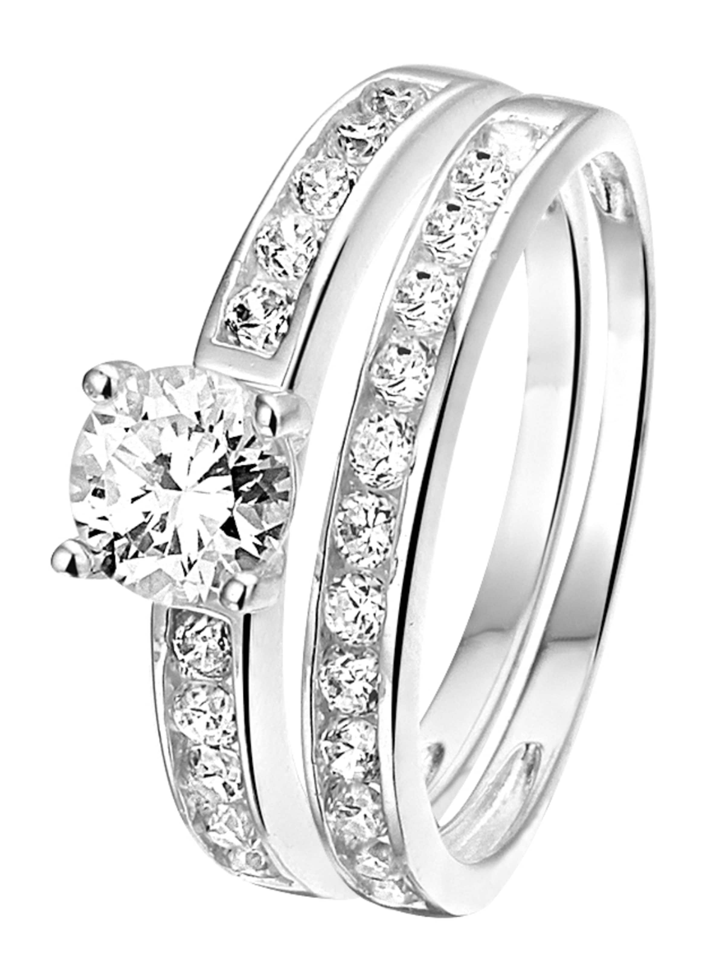 Lucardi Ring in Silver: front