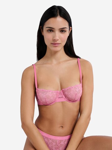 String 'FOLIE' ETAM en rose