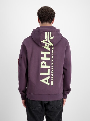Giacca di felpa di ALPHA INDUSTRIES in lilla