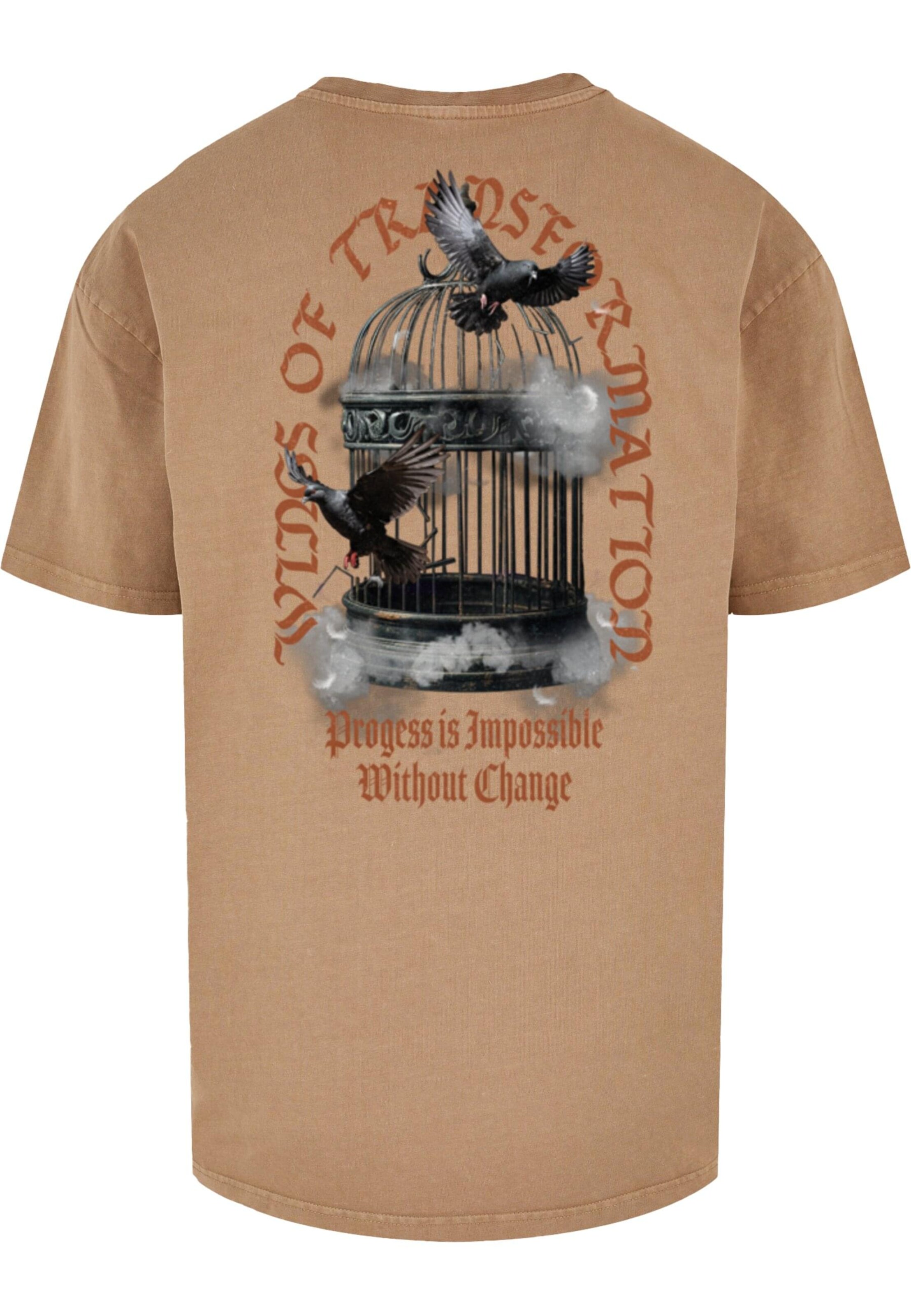 Maglietta 'LIBERATION DOVES' di MJ Gonzales in beige