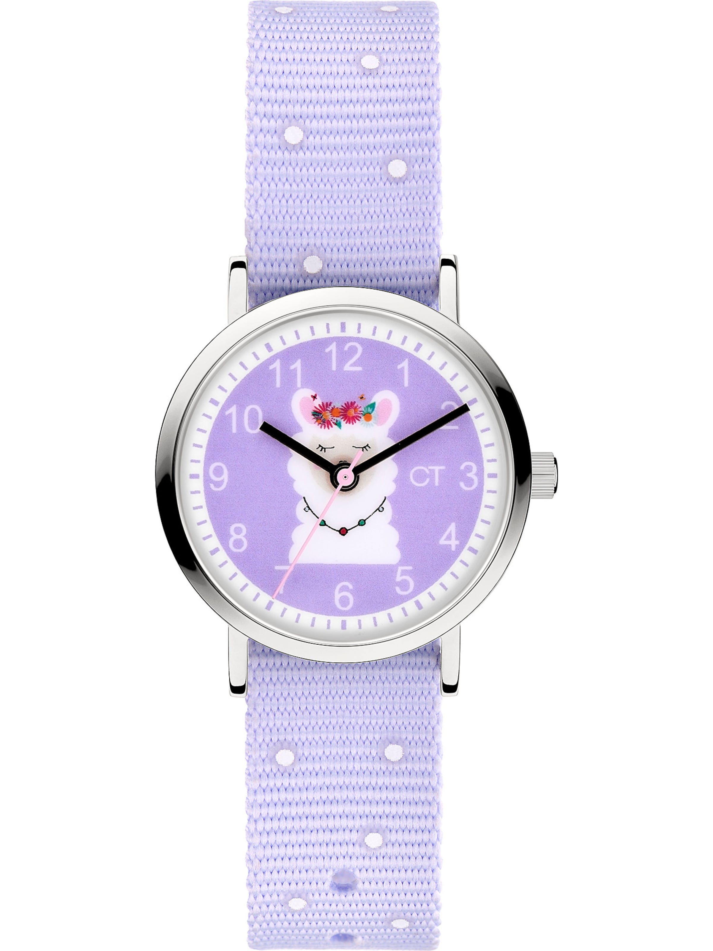 Cool Time Watch in Silver: front