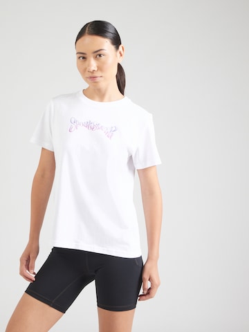 4F Funktionsbluse i hvid: forside