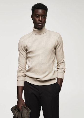 MANGO MAN Pullover 'Carino' i grå: forside