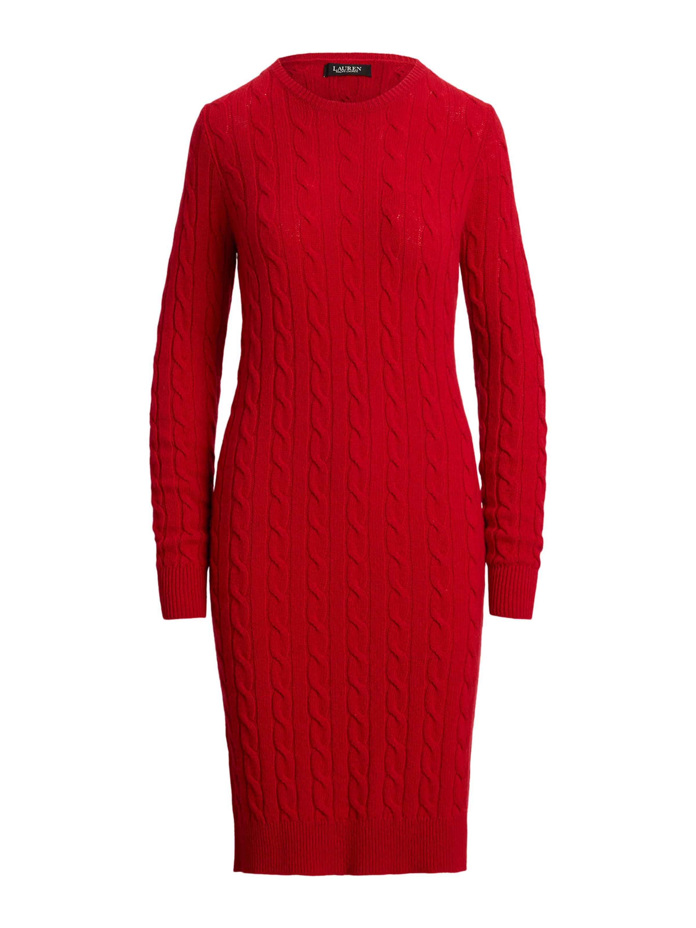 piros Lauren Ralph Lauren Kötött ruhák 'DRUYET', Termék nézet