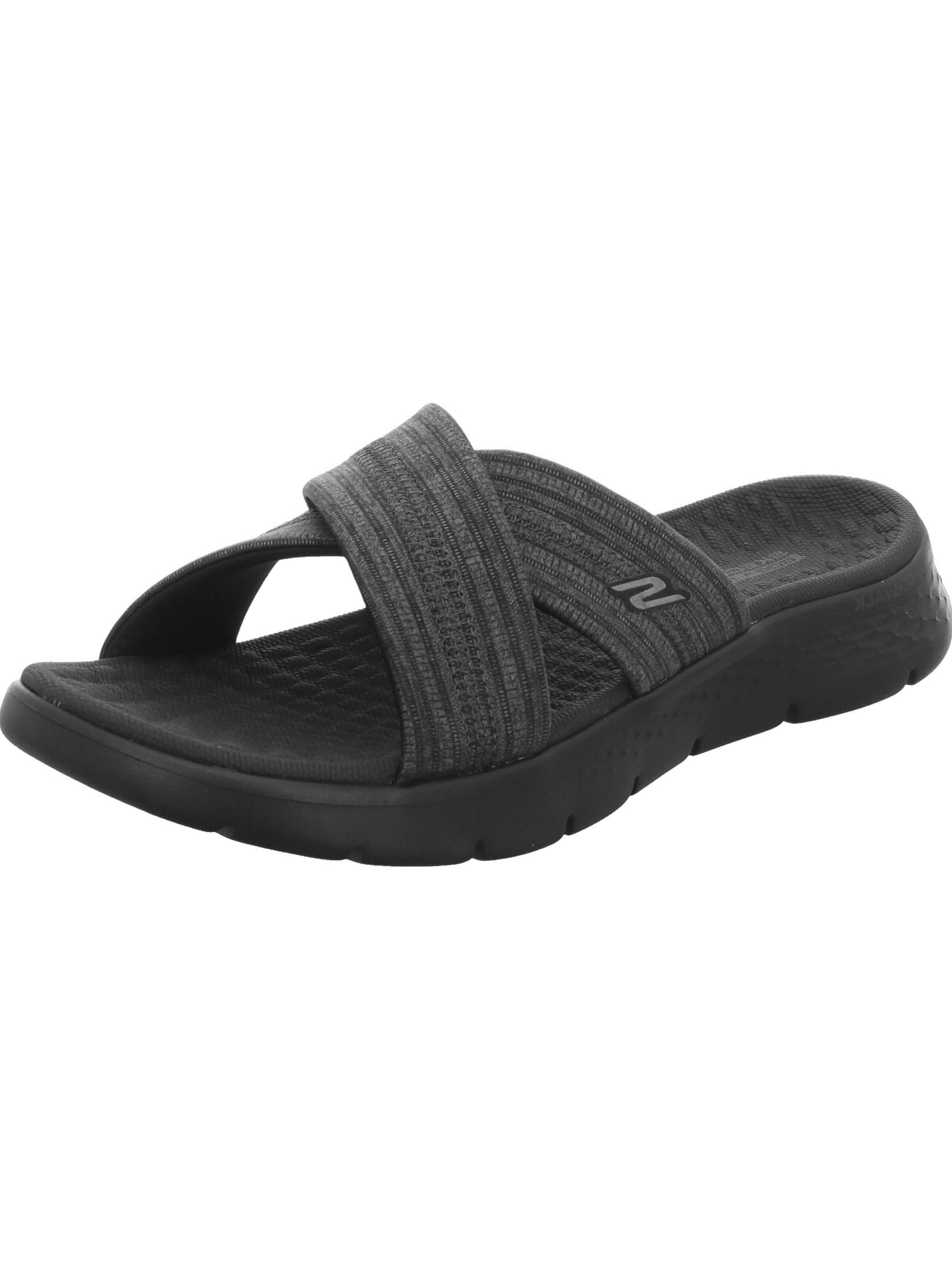 SKECHERS Šľapky 'Go Walk Flex' - Čierna: predná strana