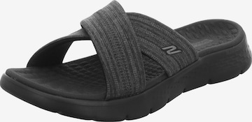 SKECHERS Mules 'Go Walk Flex' in Black: front