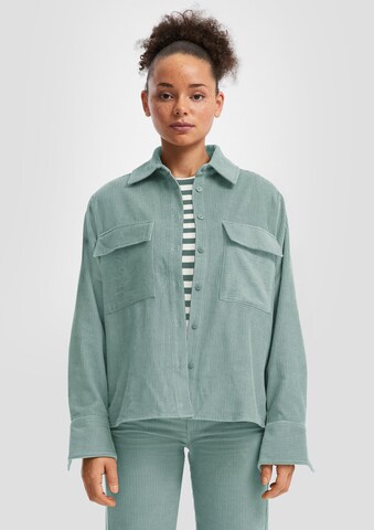 QS Bluse in Grün: Vorderseite