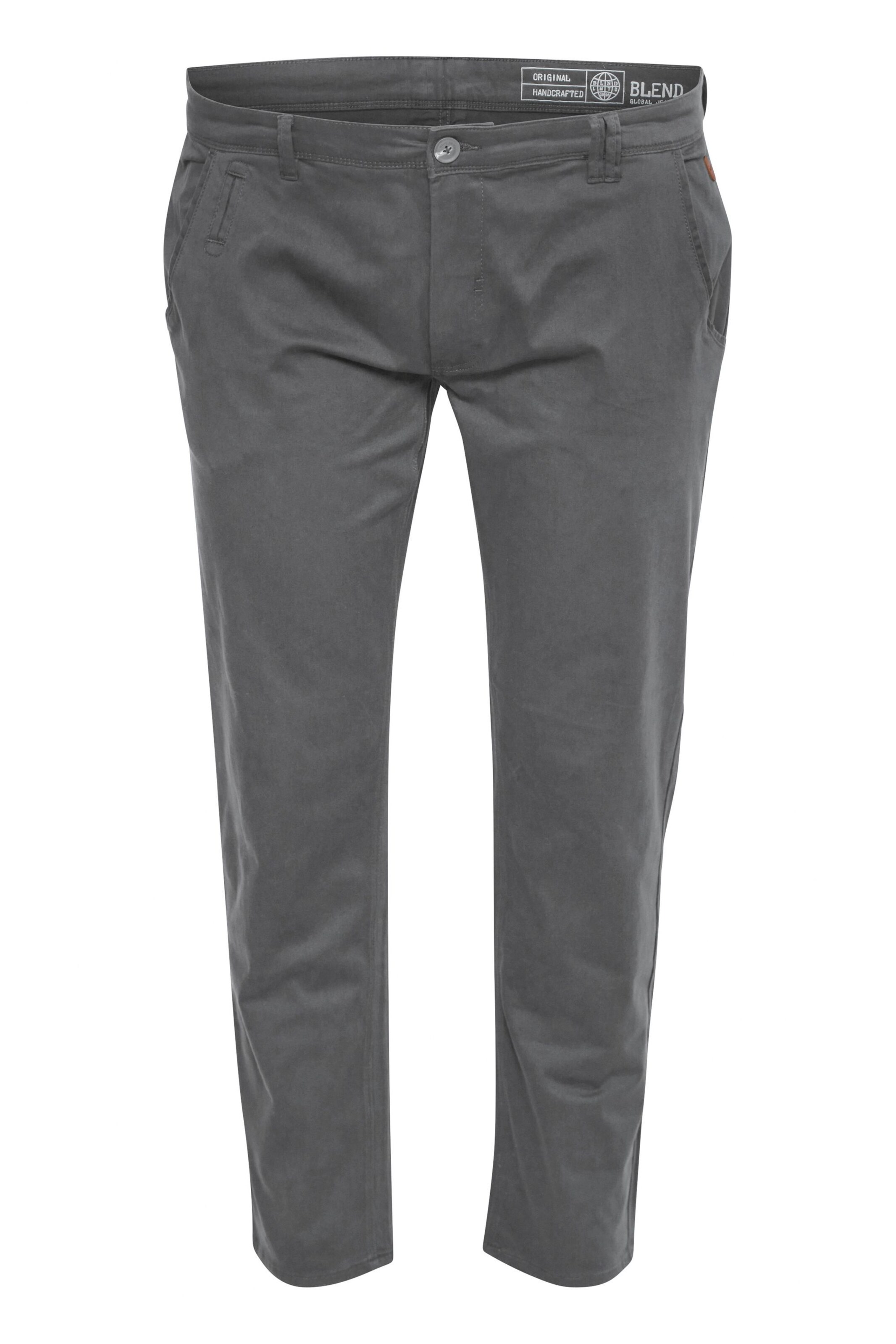 regular Pantaloni chino 'Tromp' di BLEND in grigio: frontale