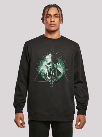F4NT4STIC Sweatshirt 'Phantastische Tierwesen 2 Dumbledore Vs Grindelwald' in Black: front