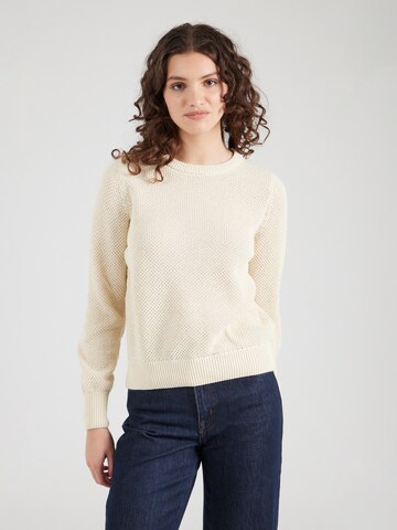 VERO MODA - Pullover 'VMAMAZING' em bege: frente