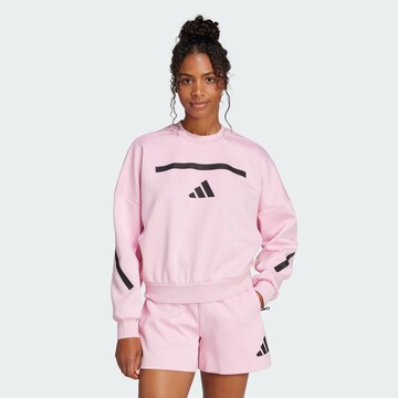 Felpa sportiva 'Z.N.E.' di ADIDAS SPORTSWEAR in rosa: frontale
