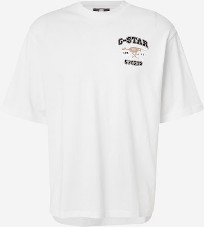 G-STAR Paita värissä mokka / musta / valkoinen, Tuotenäkymä