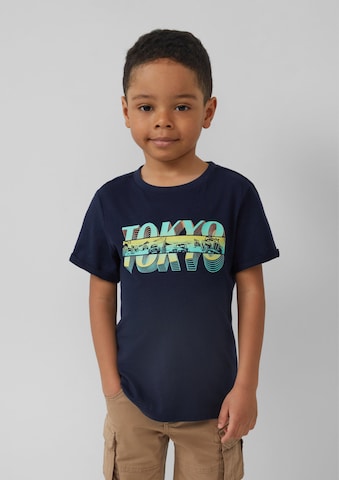 T-Shirt s.Oliver en bleu : devant