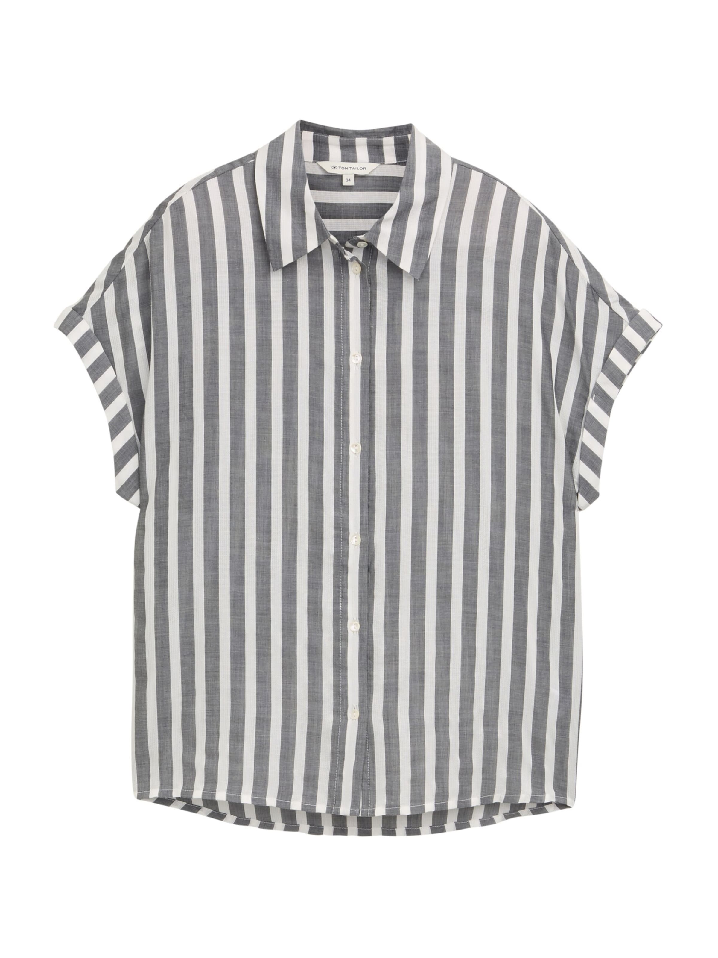 TOM TAILOR Μπλούζα σε γκρι: μπροστά