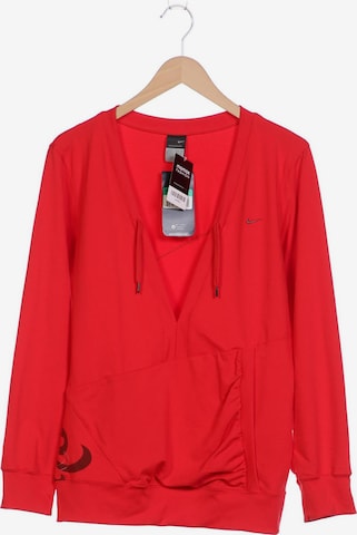 NIKE Sweatshirt & Zip-Up Hoodie in XL in Red: front