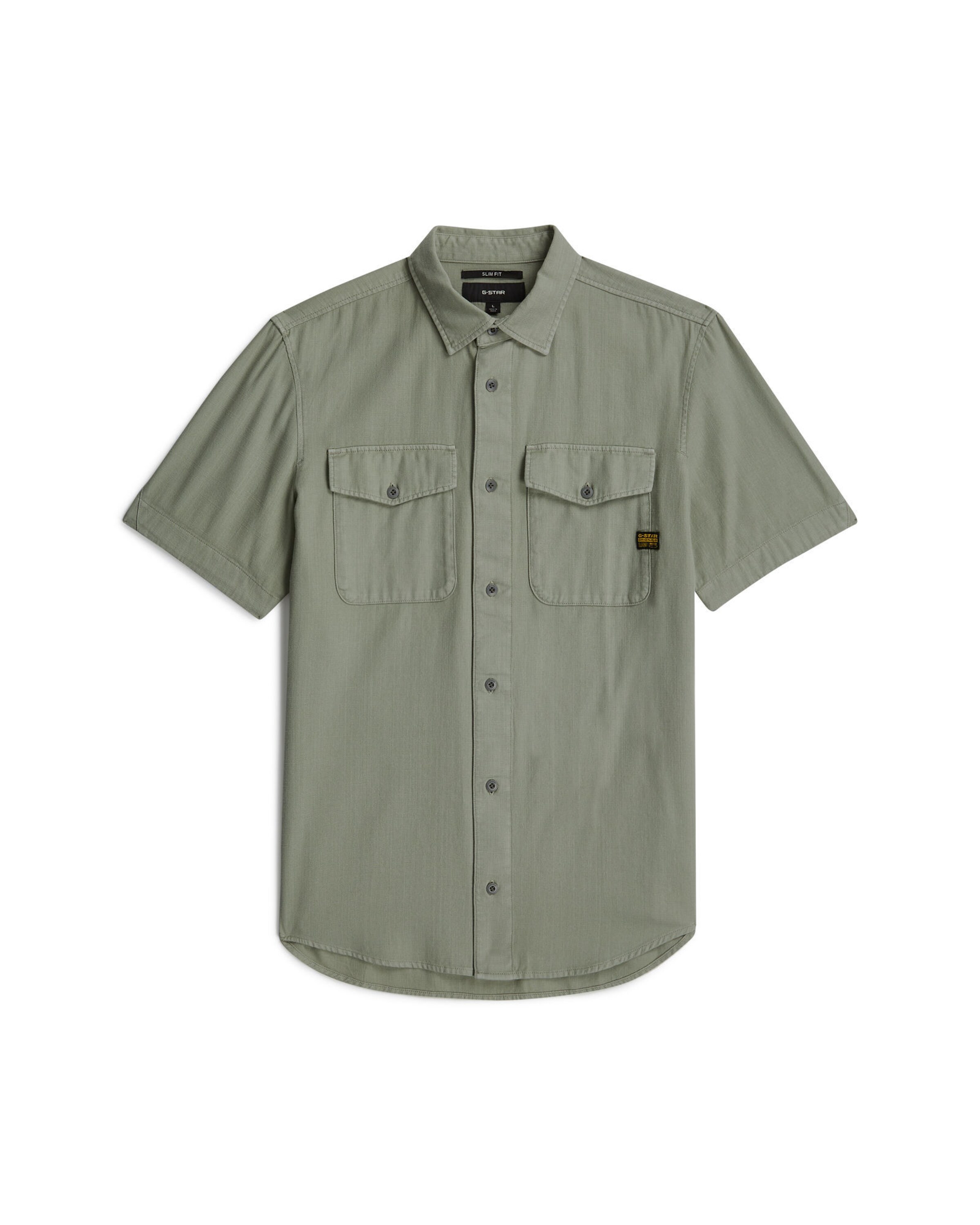 G-STAR Business Shirt 'Marine Slim Shirt' in 41-42 in Green, Item view