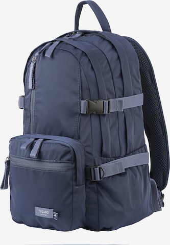Sac à dos TUCANO en bleu : devant