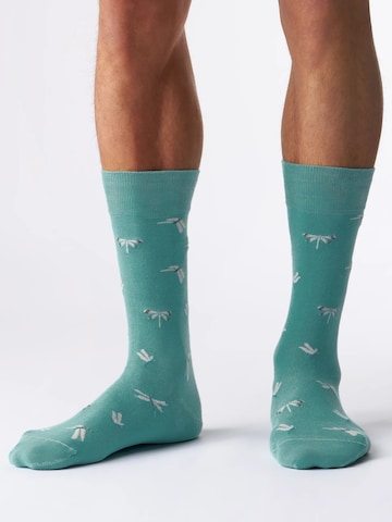 Von Jungfeld Socken 'Signature Icons' in Grün