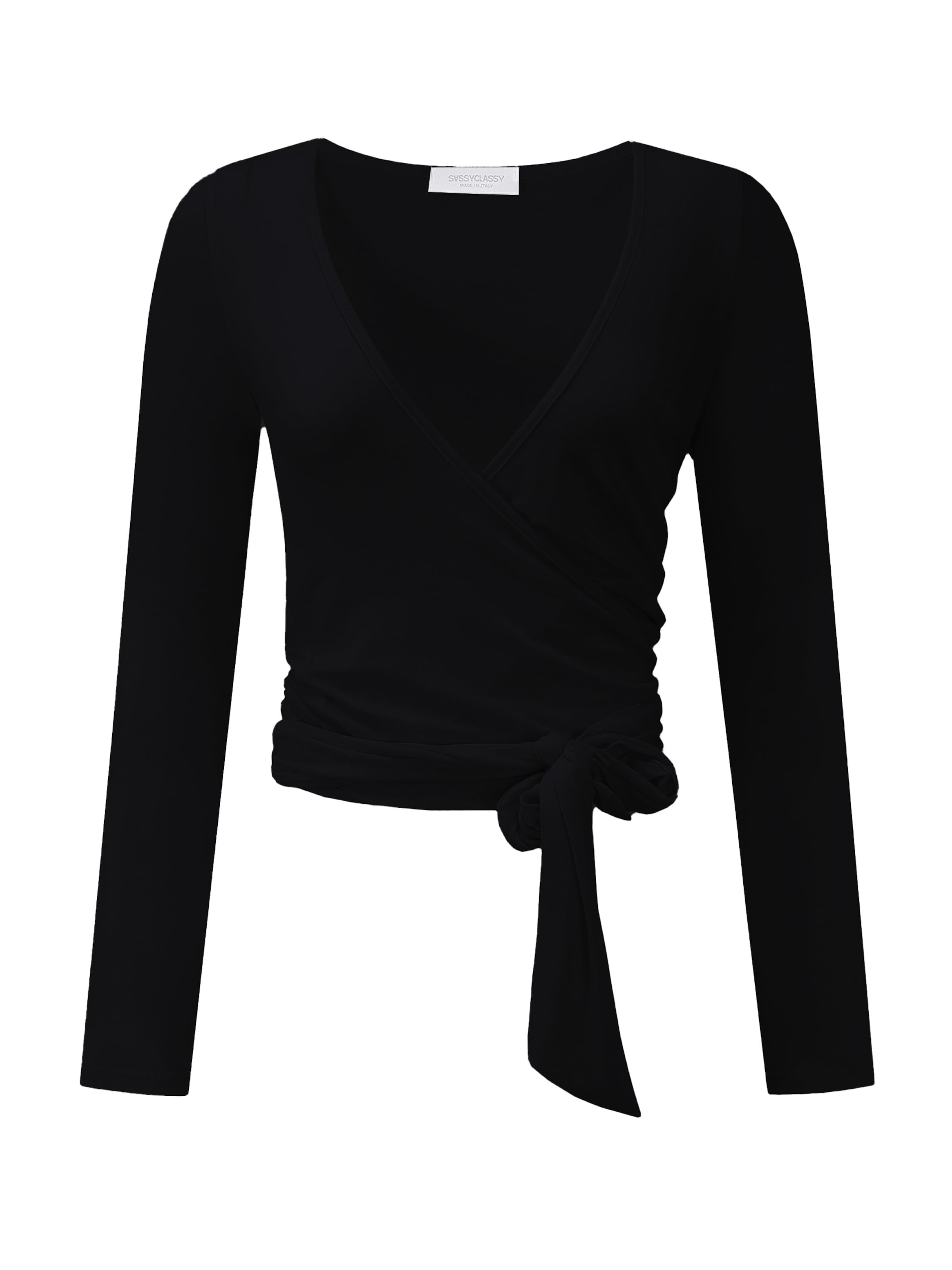 SASSYCLASSY Shirt in Black: front