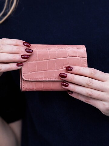 Cheval Firenze Wallet 'COSMO MINI CROC' in Pink