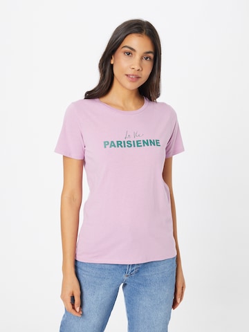 ICHI T-Shirt 'CAMINO' in Pink: predná strana