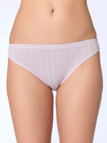 Albero Natur Panty 'Bio-Baumwoll Jacquard Slip' in Purple: front