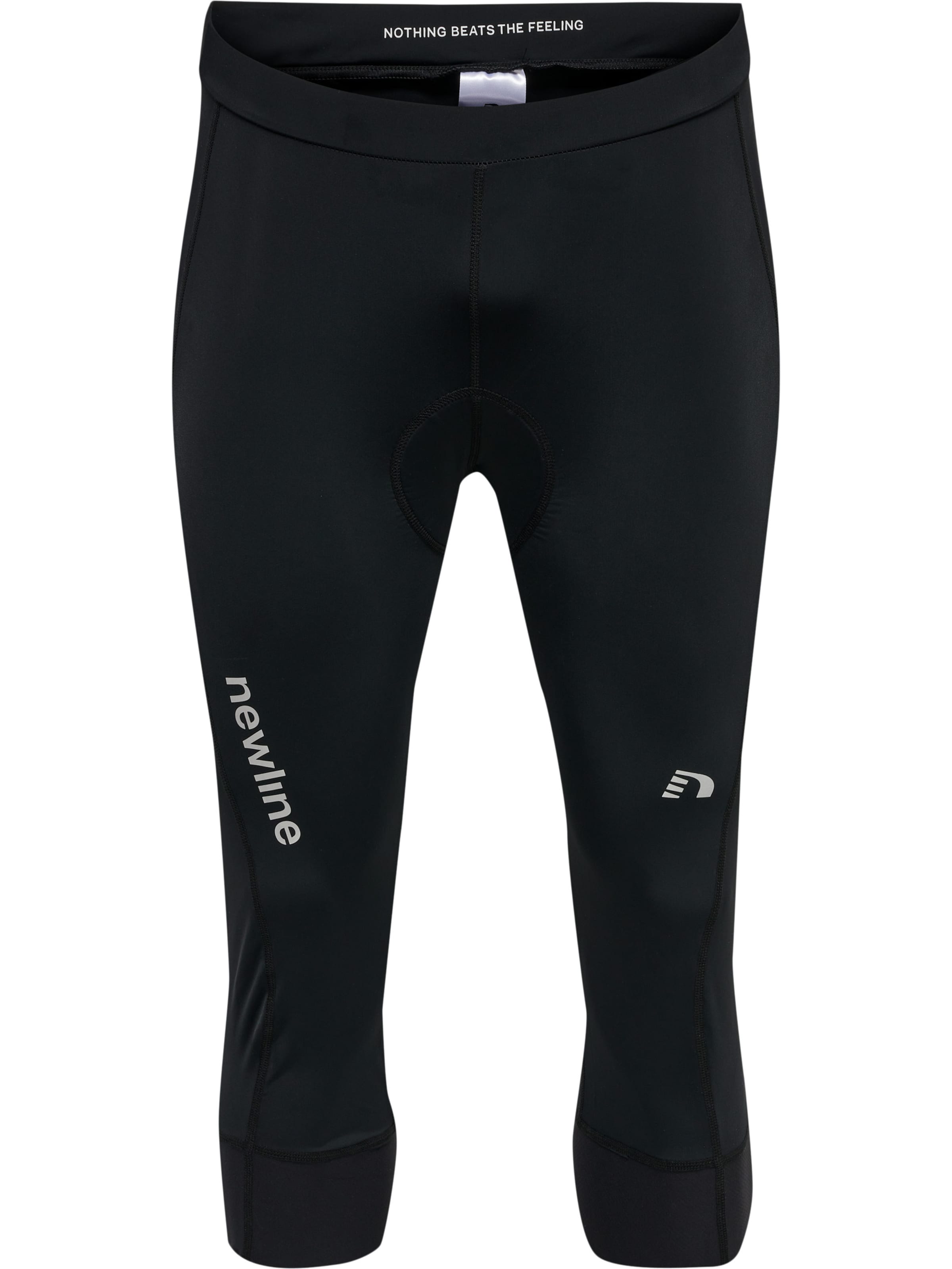 Newline Slimfit Sportsbukser i sort: forside