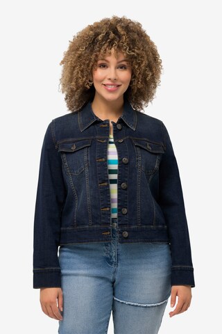 Ulla Popken Between-Season Jacket in Blue: front