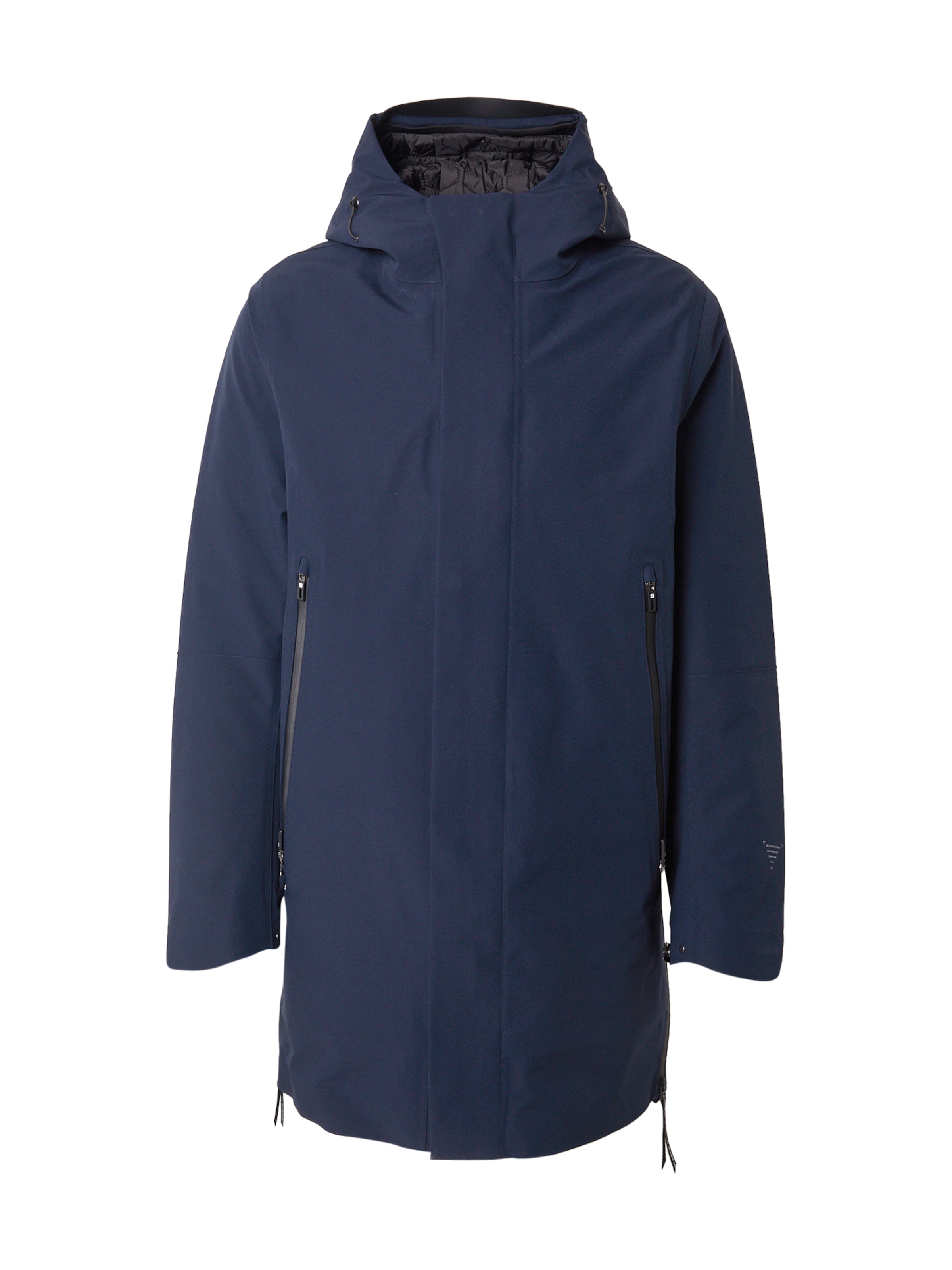 Krakatau Ανοιξιάτικο και φθινοπωρινό παλτό σε μπλε: μπροστά