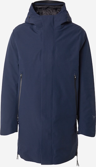 Demisezoninis paltas iš Krakatau, spalva – tamsiai mėlyna, Prekių apžvalga